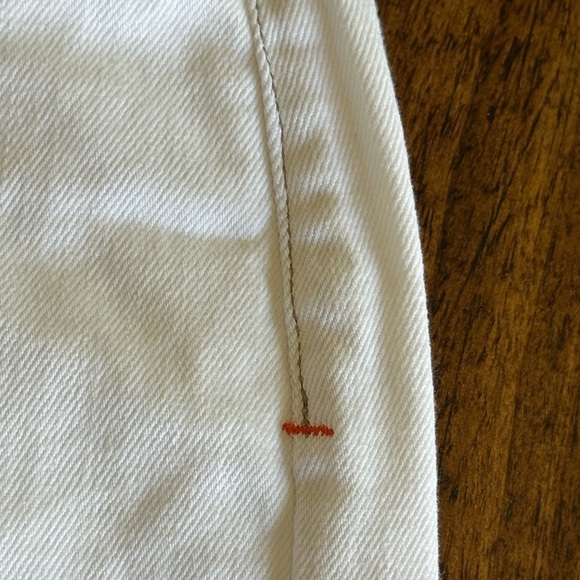 The Normal Brand | Hi-Rise Ankle Skimmer in White - Picture 10 of 12